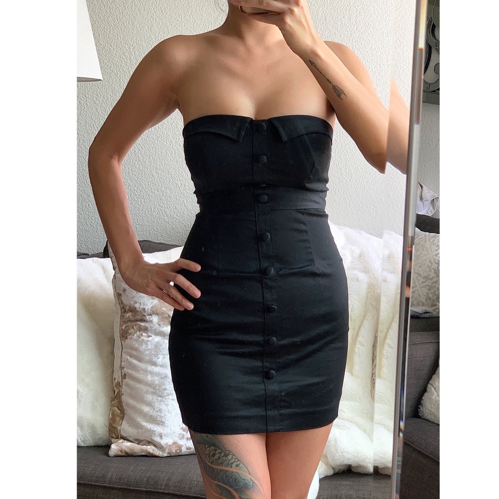 EUC F21 Black Mini Dress